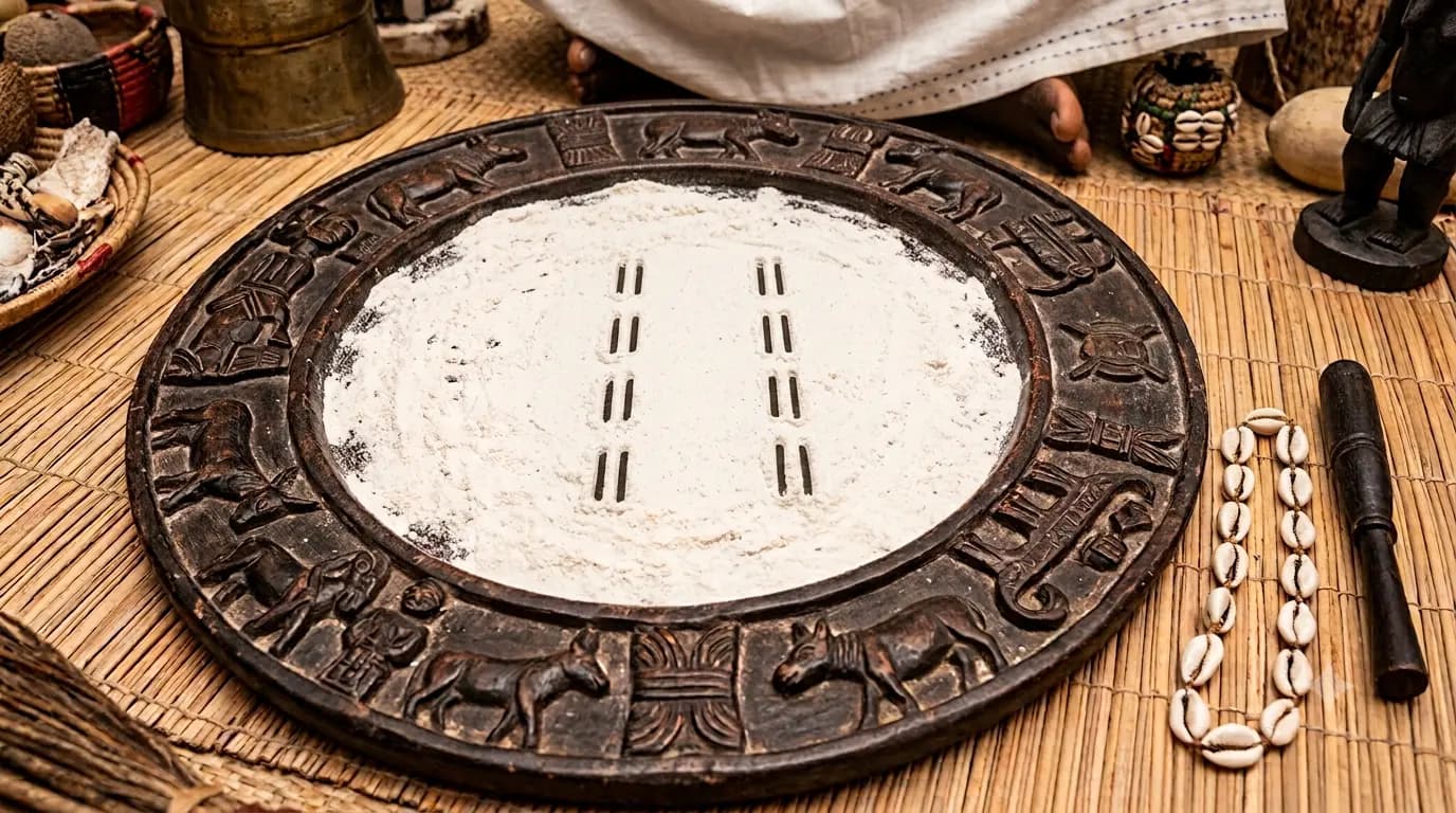 Plateau divinatoire Ifa